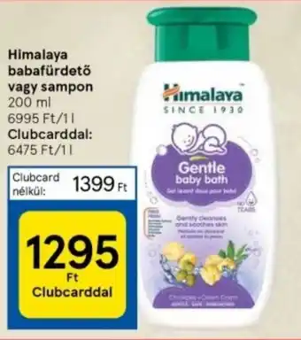 Tesco Himalaya babafürdető vagy sampon 200 ml ajánlat