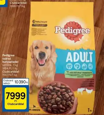 Tesco Pedigree száraz kutyaeledel 7 kg ajánlat