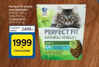 Tesco Perfect Fit száraz macskaeledel 650g ajánlat