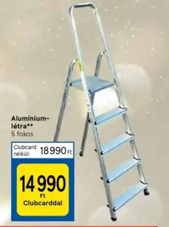 Tesco Alumínium létra ajánlat