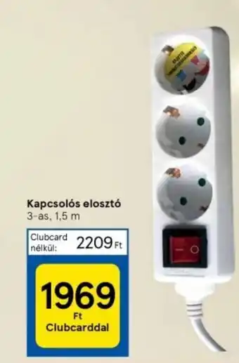 Tesco Kapcsolós elosztó ajánlat