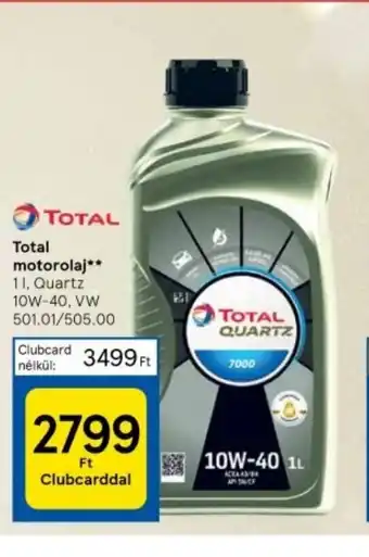 Tesco Total motorolaj 1l ajánlat