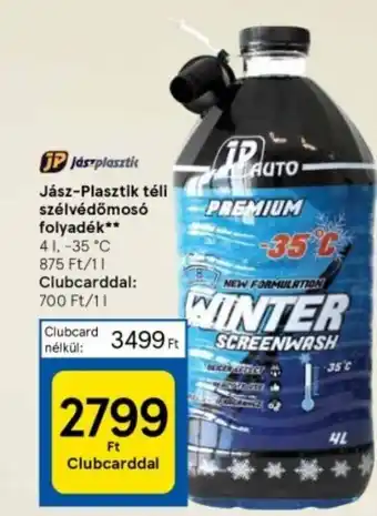 Tesco Jász Plasztik téli szélvédőmosó folyadék ajánlat