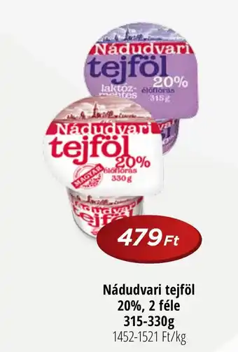 Real Nádudvari tejföl 330g ajánlat