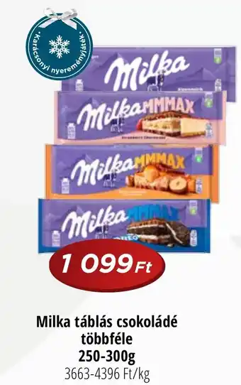 Milka táblás csokoládé 300g