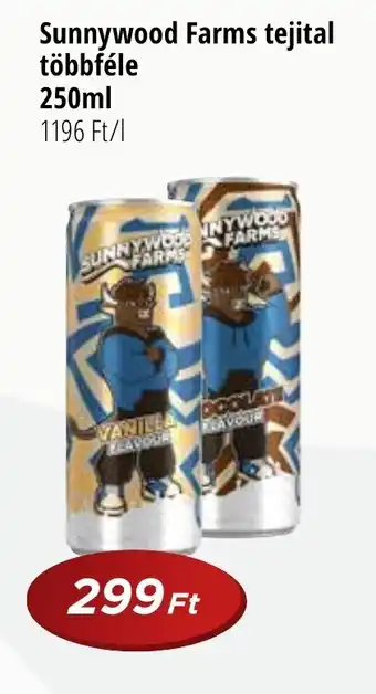 Real Sunnywood Farms tejital többféle 250ml ajánlat