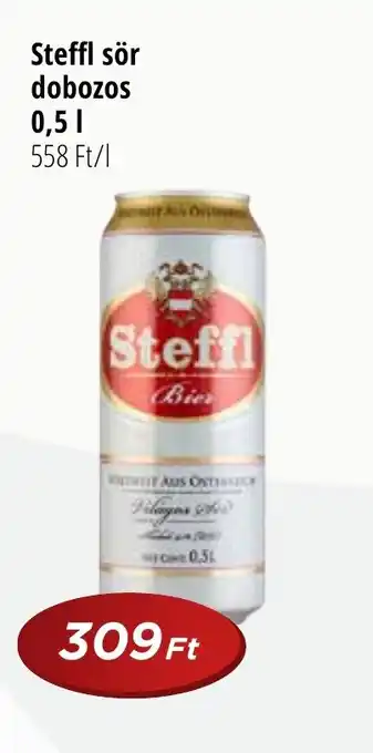 Real Steffl sör dobozos 0,5l ajánlat