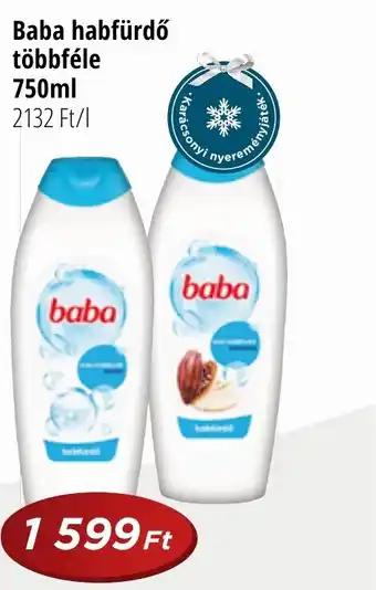 Real Baba habfürdő többféle 750ml ajánlat