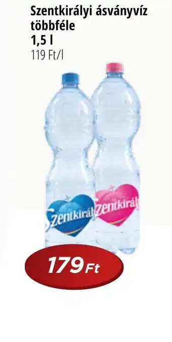 Szentkirályi ásványvíz többféle 1,5l