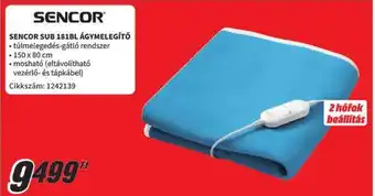 Media Markt SENCOR SUB 181BL ÁGYMELEGÍTŐ ajánlat