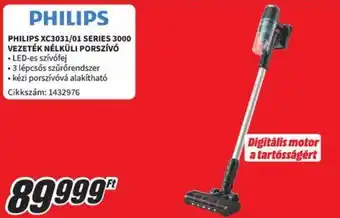 Media Markt PHILIPS XC3031/01 SERIES 3000 VEZETÉK NÉLKÜLI PORSZÍVÓ ajánlat