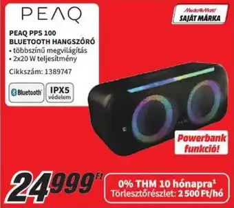 MediaMarkt PEAQ PPS 100 BLUETOOTH HANGSZÓRÓ ajánlat