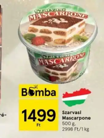 Tesco Szarvasi Mascarpone 500 g ajánlat