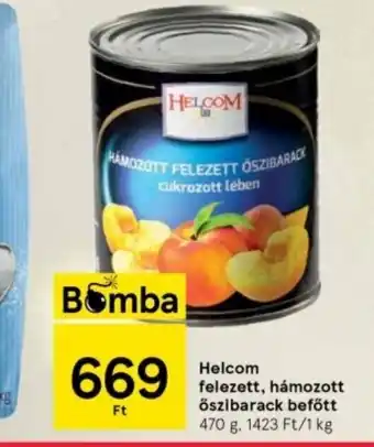 Tesco Helcom felezett, hámozott őszibarack befőtt 470 g ajánlat