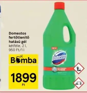 Tesco Domestos fertőtlenítő hatású gél 2l ajánlat