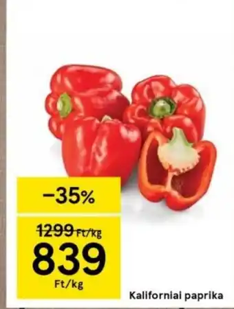 Tesco Kaliforniai paprika 1kg ajánlat