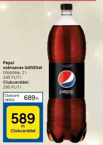Tesco Pepsi szénsavas üdítőital 2l ajánlat