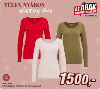 Kik Női póló ajánlat