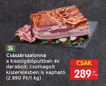 Spar Császárszalonna 10 dkg ajánlat