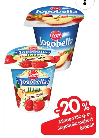 Spar Minden 150 g-os Jogobella joghurt árából! ajánlat