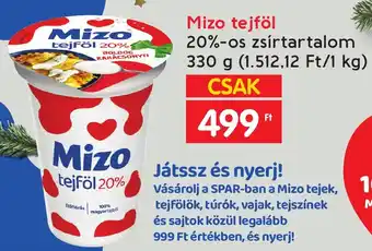 Mizo tejföl 330 g