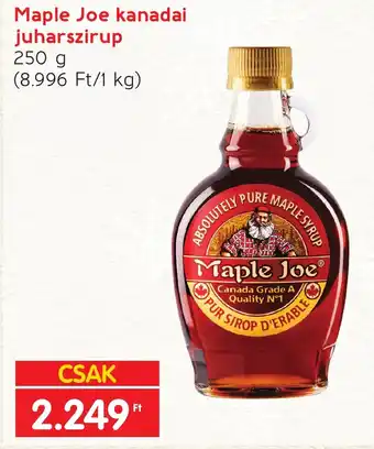 Spar Maple Joe kanadai juharszirup 250 g ajánlat