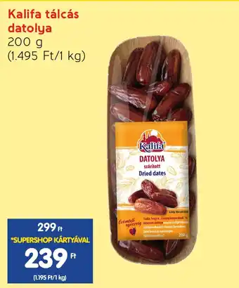Spar Kalifa tálcás datolya 200 g ajánlat