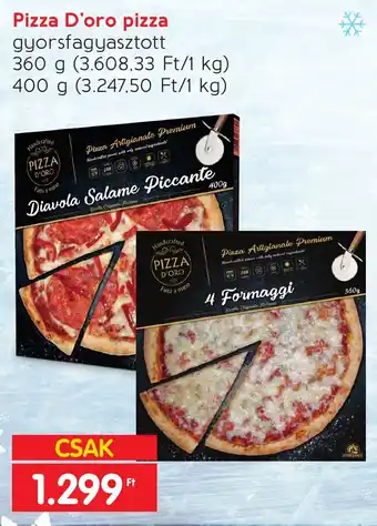 Spar Pizza D'oro pizza 360 / 400 g ajánlat
