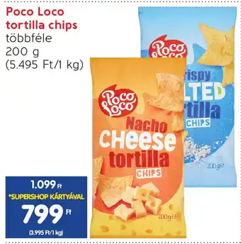 Spar Poco Loco tortilla chips 200 g ajánlat