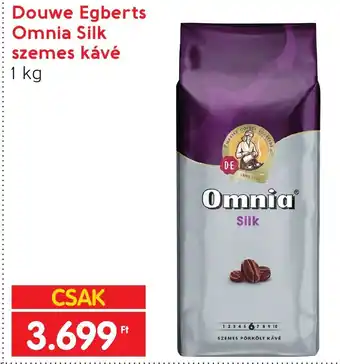 Spar Douwe Egberts Omnia Silk szemes kávé 1 kg ajánlat
