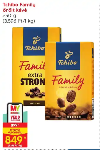 Spar Tchibo Family őrölt kávé 250 g ajánlat