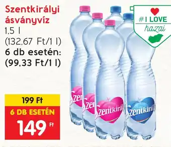 Spar Szentkirályi ásványvíz 1,5 l ajánlat