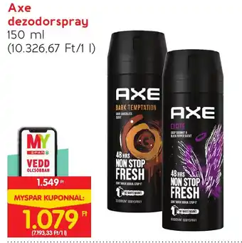 Spar Axe dezodorspray 150 ml ajánlat