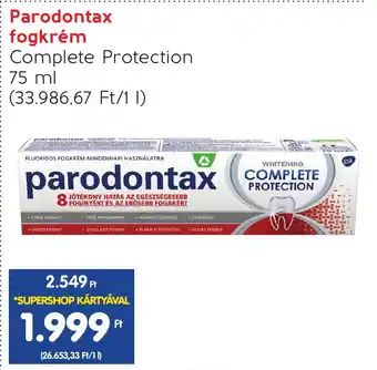 Spar Parodontax fogkrém 75 ml ajánlat