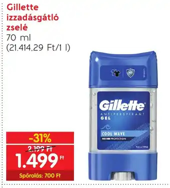 Gillette izzadásgátló zselé 70 ml