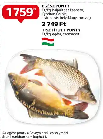 Auchan EGÉSZ PONTY 1 kg ajánlat