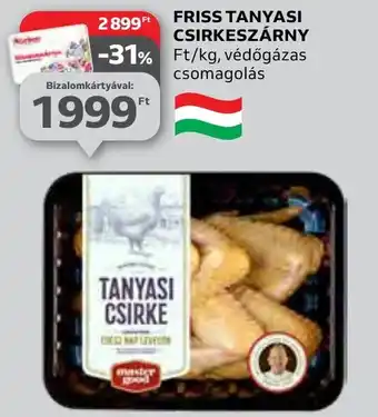 Auchan FRISS TANYASI CSIRKESZÁRNY 1 kg ajánlat
