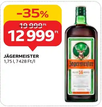 Auchan JÄGERMEISTER 1,75 l ajánlat