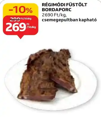 Auchan RÉGIMÓDI FÜSTÖLT BORDAPORC 10 dkg ajánlat