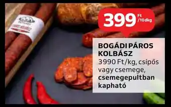 Auchan BOGÁDI PÁROS KOLBÁSZ 10 dkg ajánlat