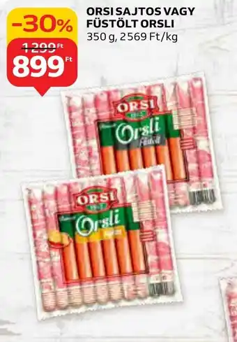 Auchan ORSI SAJTOS VAGY FÜSTÖLT ORSLI 350 g ajánlat