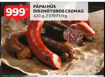 Auchan PÁPAI HÚS DISZNOTOROS CSOMAG 420 g ajánlat