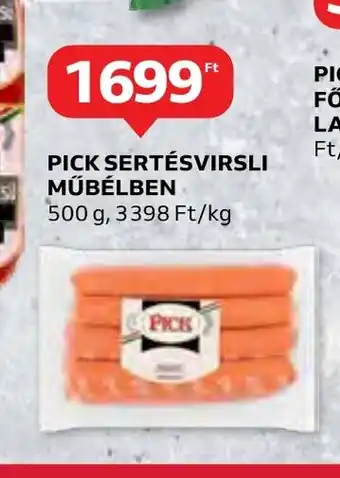 Auchan PICK SERTÉSVIRSLI MŰBÉLBEN 500 g ajánlat