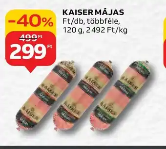 Auchan KAISER MÁJAS 120 g ajánlat