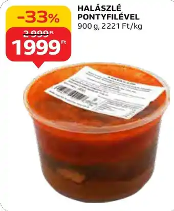 HALÁSZLÉ PONTYFILÉVEL 900 g
