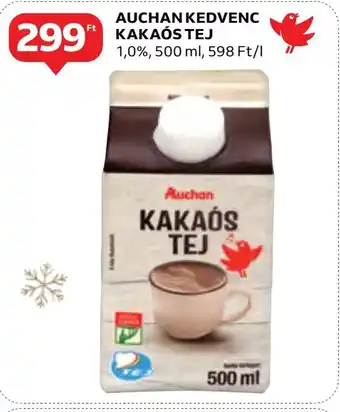 Auchan AUCHAN KEDVENC KAKAÓS TEJ 500 ml ajánlat