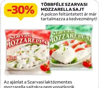Auchan TÖBBFÉLE SZARVASI MOZZARELLA SAJT ajánlat