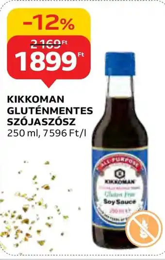 Auchan KIKKOMAN GLUTÉNMENTES SZÓJASZÓSZ 250 ml ajánlat