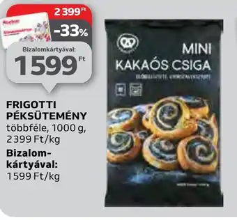 Auchan FRIGOTTI PÉKSÜTEMÉNY 1000 g ajánlat