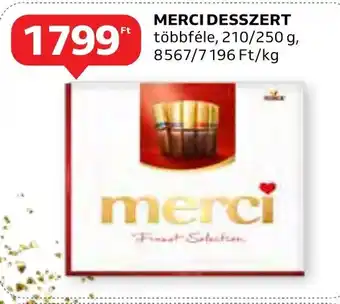 Auchan MERCI DESSZERT 210 / 250 g ajánlat